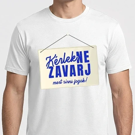 Férfi Imperial póló - Kérlek ne zavarj, sírni fogok!
