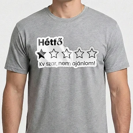 Férfi Imperial póló - Hétfő - kv szar, nem ajánlom!