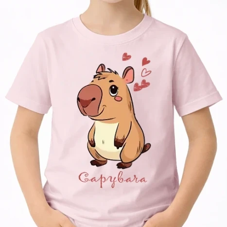 Uniszex gyerek Póló - Capybara love
