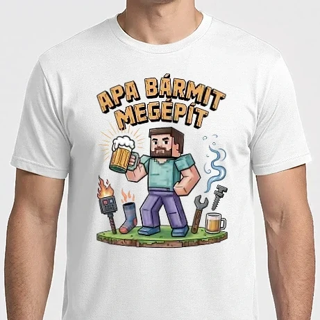 Férfi Imperial póló - Apa bármit megépít