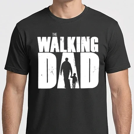 Férfi Imperial póló - The Walking DAD - white - fehér