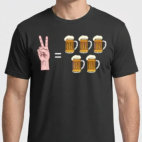 Férfi Imperial póló - 2 sör = 5 sör