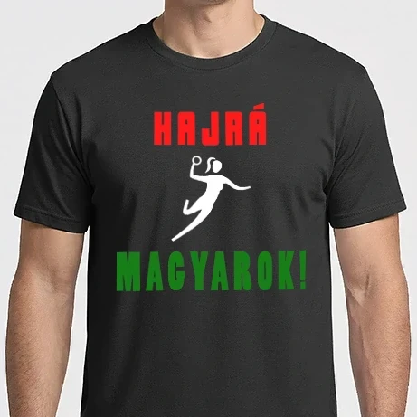 Férfi Imperial póló - Hajrá, magyarok! Női kézilabda minta
