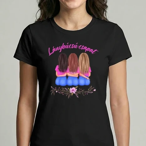 Női Imperial póló - Lánybúcsú 3 lány