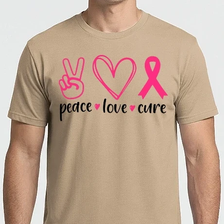 Férfi Imperial póló - Peace Love Cure