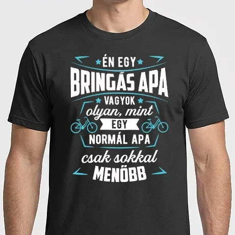 Férfi Imperial póló - Menő Bringás apa
