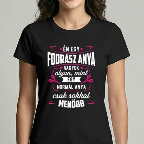 Női Imperial póló - Menő fodrász anya