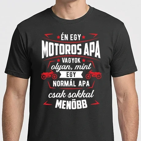 Férfi Imperial póló - Menő Motoros apa
