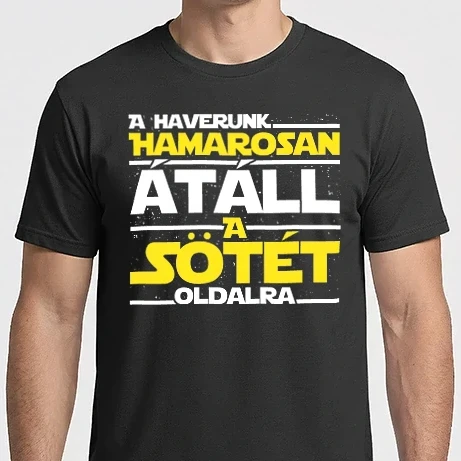 Férfi Imperial póló - Lényegbúcsú - A sötét oldal (csapat)