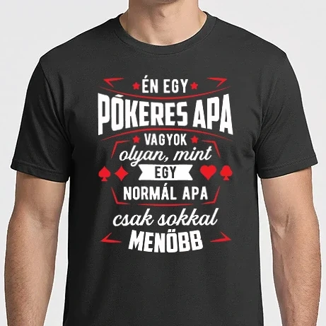 Férfi Imperial póló - Menő Pókeres apa
