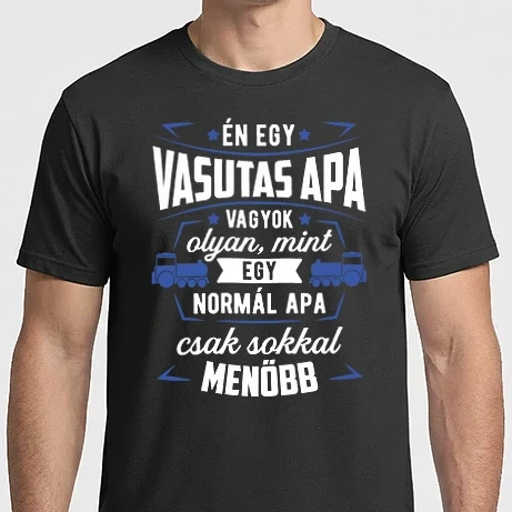 Férfi Imperial póló - Menő vasutas apa