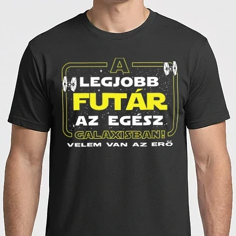 Férfi Imperial póló - Legjobb futár a galaxisban