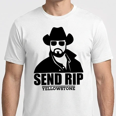 Férfi Imperial póló - Yellowstone send RIP