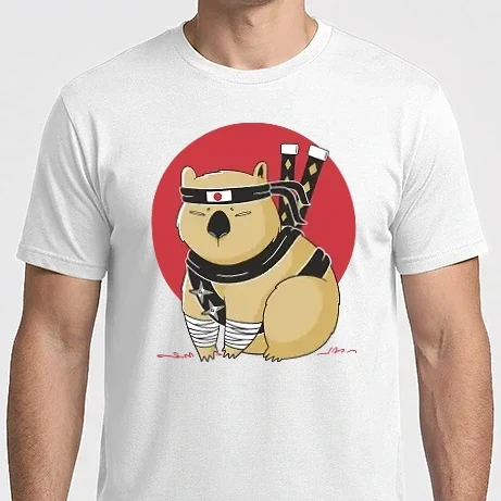 Férfi Imperial póló - Ninja Wombat