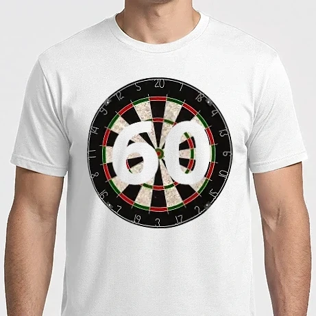 Férfi Imperial póló - 60 darts tábla születésnapra, MIA