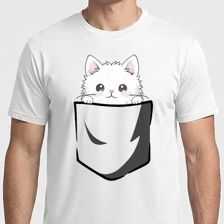 Férfi Imperial póló - pocket kitty, zseb cica
