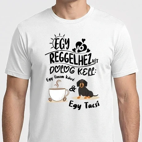 Férfi Imperial póló - Egy jó reggelhez két dolog kell