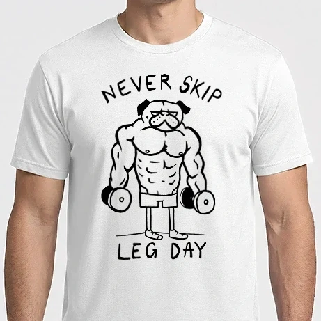 Férfi Imperial póló - Never skip Leg day