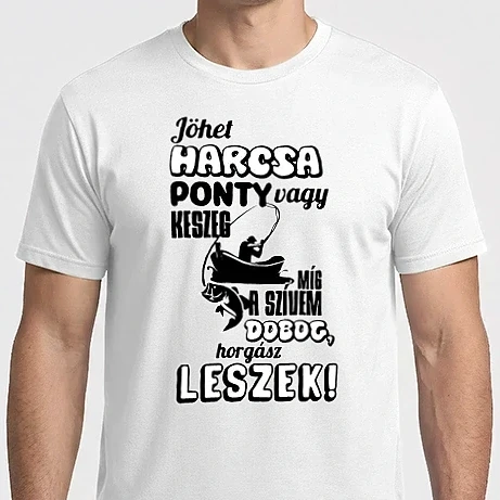 Férfi Imperial póló - Jöhet harcsa ponty vagy keszeg