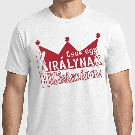 Férfi Imperial póló - Csak egy királynak van házisárkánya(páros)