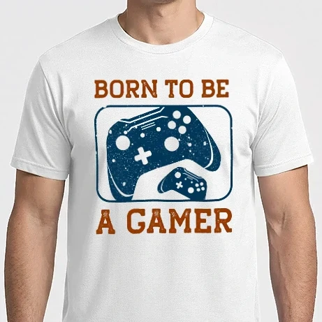 Férfi Imperial póló - born to be a gamer