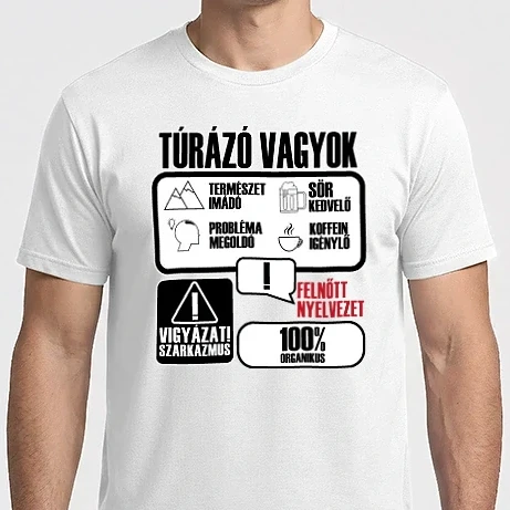 Férfi Imperial póló - Túrázó vagyok