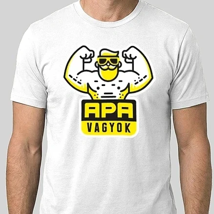 Férfi Alap póló - Apa vagyok