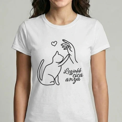 Női Imperial póló - Legjobb cica anya