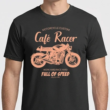 Férfi Imperial póló - café racer