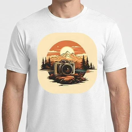 Férfi Imperial póló - Retro Kamera 