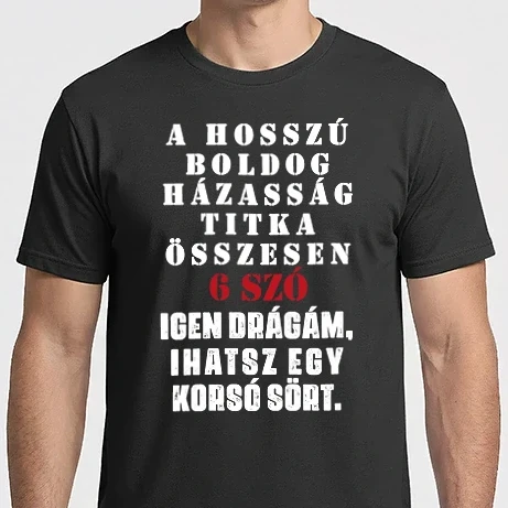 Férfi Imperial póló - hosszu-boldog-házasság-titka-noi