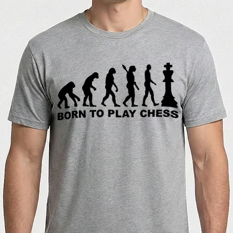 Férfi Imperial póló - Born to play chess