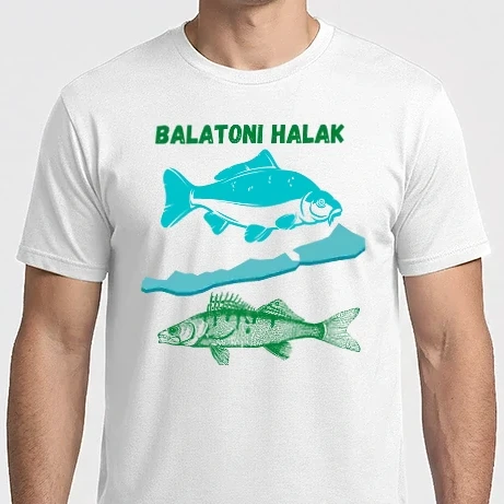 Férfi Imperial póló - Balatoni halak