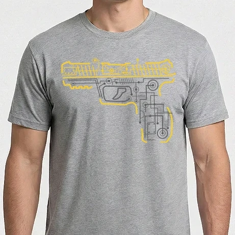 Férfi Imperial póló - Electric Gun