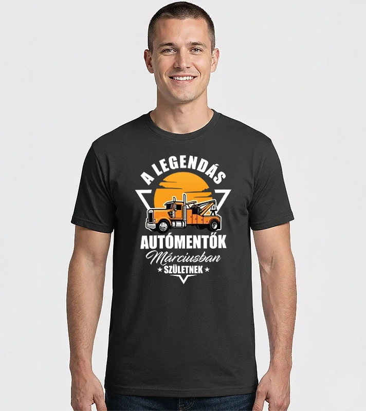 Szülinapos autómentő MÁRCIUS – Férfi Imperial póló