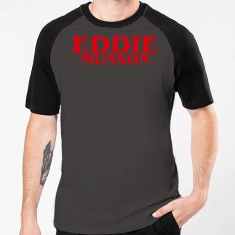 Férfi Baseballpóló - Stranger Things - Eddie Munson