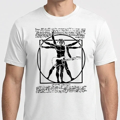 Férfi Imperial póló - Da Vinci - Gitározás 