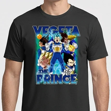 Férfi Imperial póló - Vegeta Dragonball