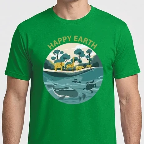 Férfi Imperial póló - happy earth