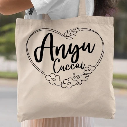 Vászontáska - Anyák napi vászontáska  anyu cuccai