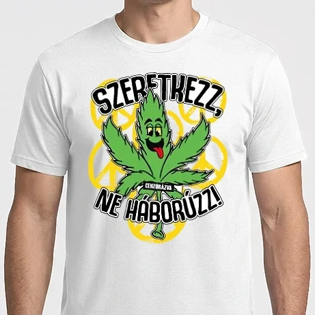 Férfi Imperial póló - Szeretkezz ne háborúzz