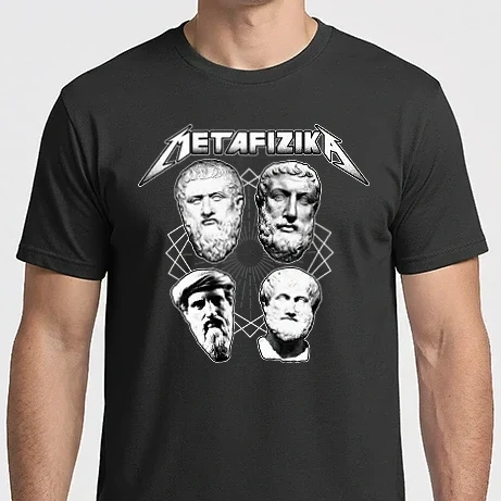 Férfi Imperial póló - Metafizika fesztivál póló feketére