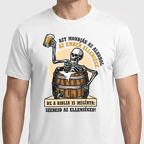Férfi Imperial póló - Az alkohol ellenség