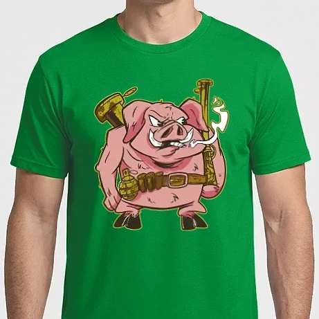 Férfi Imperial póló - Katona malac