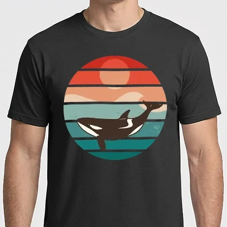 Férfi Imperial póló - Kardszárnyú delfin