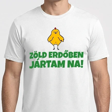 Férfi Imperial póló - ZÖLD ERDŐBEN JÁRTAM