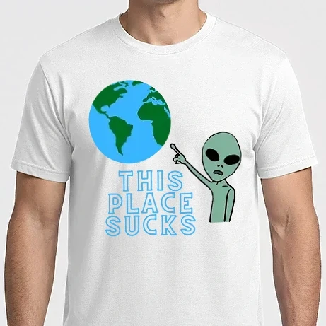 Férfi Imperial póló - This Place Sucks