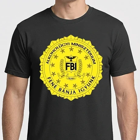 Férfi Imperial póló - FBI (sárga)