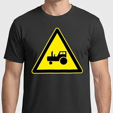 Férfi Imperial póló - DANGER TRAKTOR