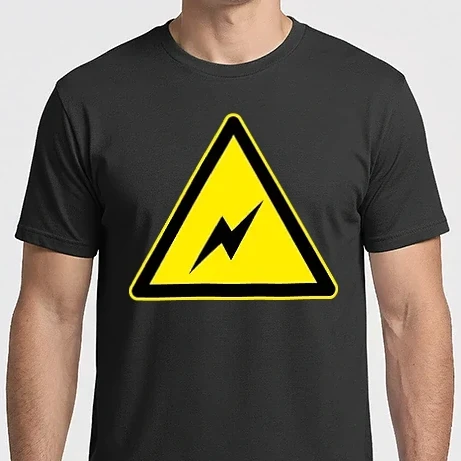 Férfi Imperial póló - DANGER VILLÁM